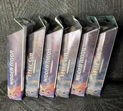 10 Factory Sealed Pokemon TCG Steel Sun Hidden Moon Theme Deck Card Set Lot - Image 4