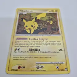 Pokemon Pikachu 94/123 DPBP#026 Basic Card 2007 English TCG Regular Finish - Image 3