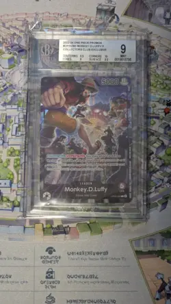 2024 One Piece Promos #060 Monkey D. Luffy PSA Magazine Exclusive BGS 9 MINT - Image 1