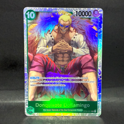 2023 ONE PIECE KINGDOM OF INTRIGUE DONQUIXOTE DOFLAMINGO OP04-031 SUPER RARE - Image 1