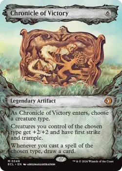 Chronicle of Victory (Showcase) [Lorwyn Eclipsed] 346 NM Foil - Image 1