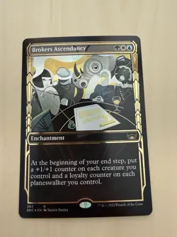 MTG 1x GILDED FOIL Brokers Ascendancy 362 Streets of New Capenna NM - Image 2