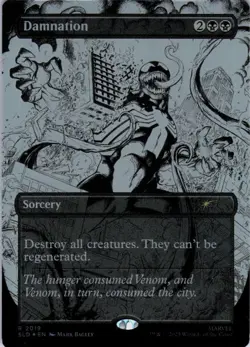 MTG Damnation (Inks) (Rainbow) (2019) | NM Foil | Secret Lair Spider-Man {SLD} - Image 2