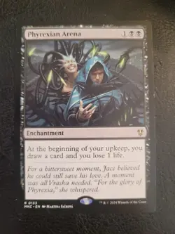 Phyrexian Arena #133 Murders at Karlov Manor MKC Magic MTG Black Rare LP - Image 1