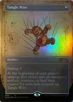Near Mint x 1 Tangle Wire (694) - Foil - Borderless Secret Lair Drop Series - FO - Image 1