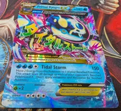 ⭐ 2015 Pokemon Mega Primal Kyogre EX 55/160 XY UR Primal Clash Holo - Image 1
