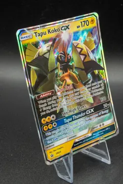 Tapu Koko GX - SM33 Pokemon SM Promos Holo Promo Light Play Condition LP ++ - Image 4