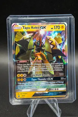 Tapu Koko GX - SM33 Pokemon SM Promos Holo Promo Light Play Condition LP ++ - Image 5