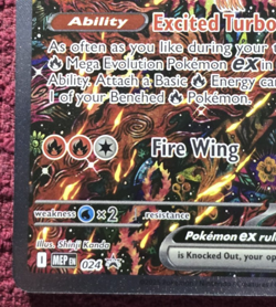 Pokemon TCG Oricorio EX 024 Black Star UPC Promo Phantasmal Flames MINT - Image 5