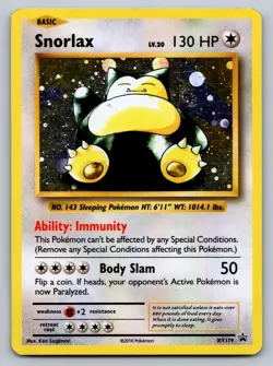 Pokemon Snorlax Promo XY Promos XY179 MP - Image 1