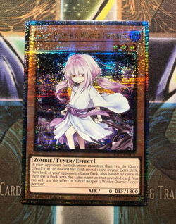 * GHOST REAPER & WINTER CHERRIES * QUARTER CENTURY SECRET RARE RA03-EN014 YUGIOH - Image 1