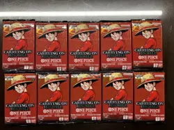 One Piece OP-13 SEALED Carrying on His Will Booster Packs ENGLISH Lot Of 10 - Image 1