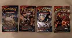 2015 POKEMON XY PRIMAL CLASH LOT OF 4 BOOSTER PACKS COMPLETE ART SET SEALED B - Image 1