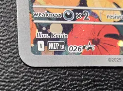 Pokemon TCG Meloetta MEP 026 2025 Mega Battle Deck Black Star Promo Card - NM - Image 3
