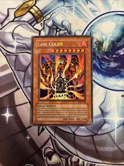 Yugioh Lava Golem PGD-107 Secret Rare Unlimited MP (WNU) - Image 1