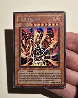 Yugioh Lava Golem PGD-107 Secret Rare Pharaonic Guardian 1st Edition MP - Image 3
