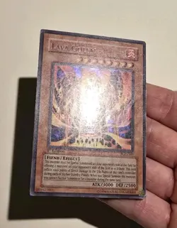 Yugioh Lava Golem PGD-107 Secret Rare Pharaonic Guardian 1st Edition MP - Image 4