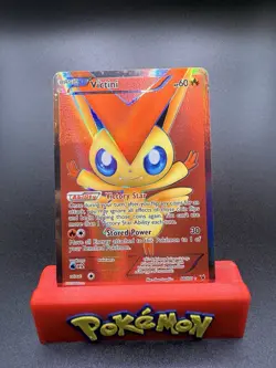 Pokemon TCG Victini 98/101 Noble Victories Full Art Ultra Rare LP - Image 1