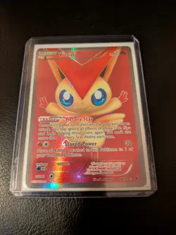 Pokemon TCG Victini 98/101 Noble Victories Full Art Holo Card - Image 3
