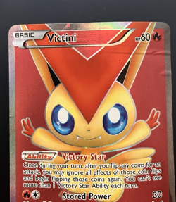 Pokemon TCG Victini Full Art Holo Card 98/101 BW Noble Victories READ - Image 2