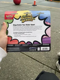 Pokemon Mega Evolutions Ascended Heroes Tech Sticker Collection Charmander Promo - Image 2