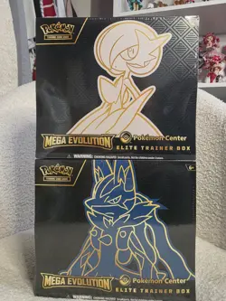 Pokemon Center Mega Evolution Gardevoir & Lucario ETB Elite Trainer Box Sealed - Image 1