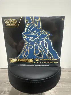 Pokemon Center Mega Evolution Lucario Elite Trainer Box ETB New & Sealed - Image 1