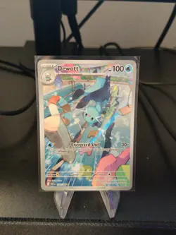 Pokemon Card Dewott 106/086 White Flare Illustration Rare Near Mint - Image 1