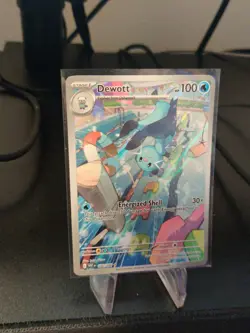 Pokemon Card Dewott 106/086 White Flare Illustration Rare Near Mint - Image 3