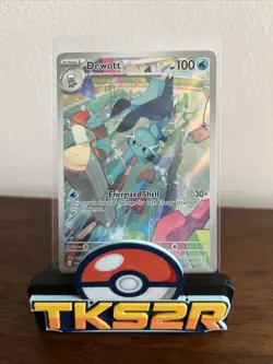 Pokemon Card Dewott 106/086 White Flare Illustration Rare Near Mint - Image 1