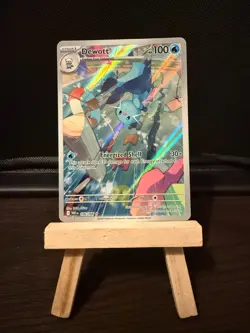 Pokemon Card Dewott 106/086 White Flare Illustration Rare Near Mint - Image 1