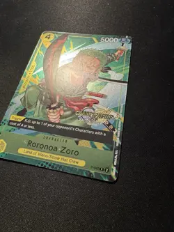 One Piece Zoro P-042 2024 Championship Event Promo Card Near Mint English Foil - Image 4