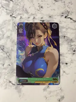 Chun Li Street Fighter Double Side Waifu CCG Goddess Story Anime Card Holo Cute - Image 1