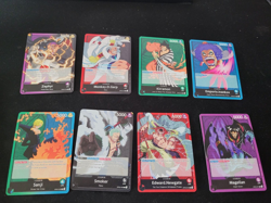 One Piece Card Game [ENG] Paramount War (OP-02) Complete Leaders Set x8 (NM) - Image 1