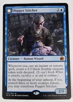 Poppet Stitcher • Poppet Factory Innistrad: Midnight Hunt 071/277 Regular MTG - Image 1