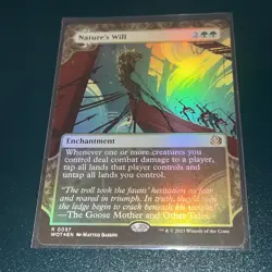 Nature's Will Alt Foil Wilds of Eldraine - Magic the Gathering NM - Image 1