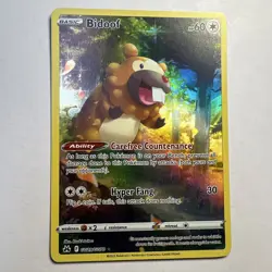 Bidoof GG29/GG70 Crown Zenith Galarian Gallery Holo Rare Pokemon TCG Card NM - Image 1