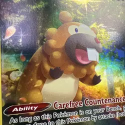 Bidoof GG29/GG70 Crown Zenith Galarian Gallery Holo Rare Pokemon TCG Card NM - Image 2