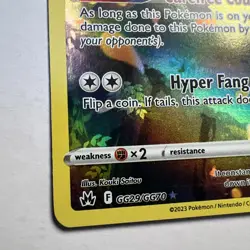 Bidoof GG29/GG70 Crown Zenith Galarian Gallery Holo Rare Pokemon TCG Card NM - Image 5
