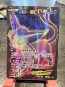 Espeon EX Full Art Ultra Rare Pokemon Card 117/122 Breakpoint - Image 1
