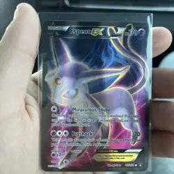 Espeon EX Full Art Ultra Rare Pokemon Card 117/122 Breakpoint - Image 1