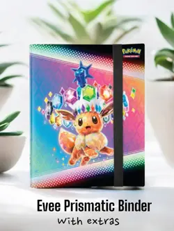 New -Pokemon TCG - Prismatic Evolutions - Eevee Binder - Binder Only + Extras - Image 1