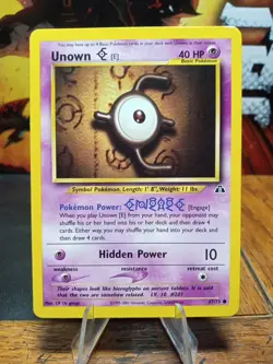 2000 Pokemon Neo Discovery Unown #67 VLP - Image 1