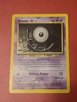 Pokemon Unown [U] Uncommon Unlimited Neo Discovery 51/75 NM - Image 1