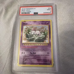 2016 Pokemon XY Evolutions #53 Mew - Holo PSA 9 MINT - Image 1
