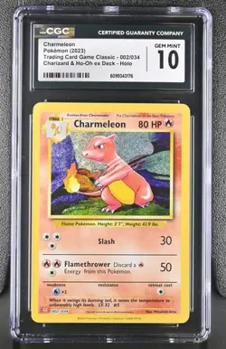 Charmeleon *CGC 10* Holo *Classic Collection* #2 * Pokemon - Image 1