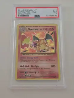 PSA 7 - Charizard 11/108 2016 XY Evolutions Holo Rare Pokemon - Image 1