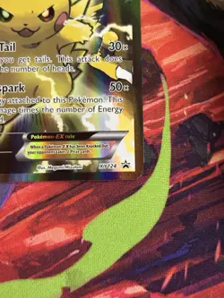 Pokemon TCG Pikachu EX XY124 Full Art Promo Holo XY - Image 5