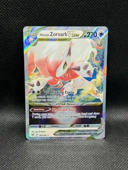 Hisuian Zoroark VSTAR 147/196 ULTRA RARE HOLO Lost Origin Swsh11 Pokemon English - Image 1