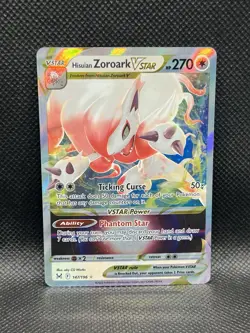 Hisuian Zoroark VSTAR 147/196 ULTRA RARE HOLO Lost Origin Swsh11 Pokemon English - Image 3